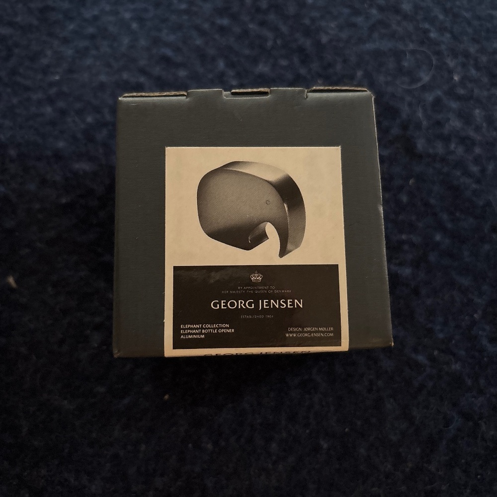Georg Jensen Elephant Collection stainless steel bottle opener